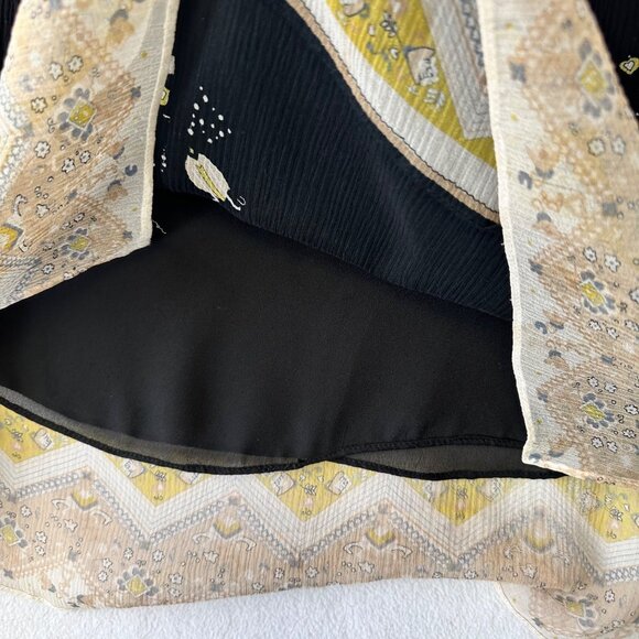 ECI New York Silk Y2K Empire Waist Long Sleeve Top Size M Fairy Feminine Sheer - Picture 9 of 14